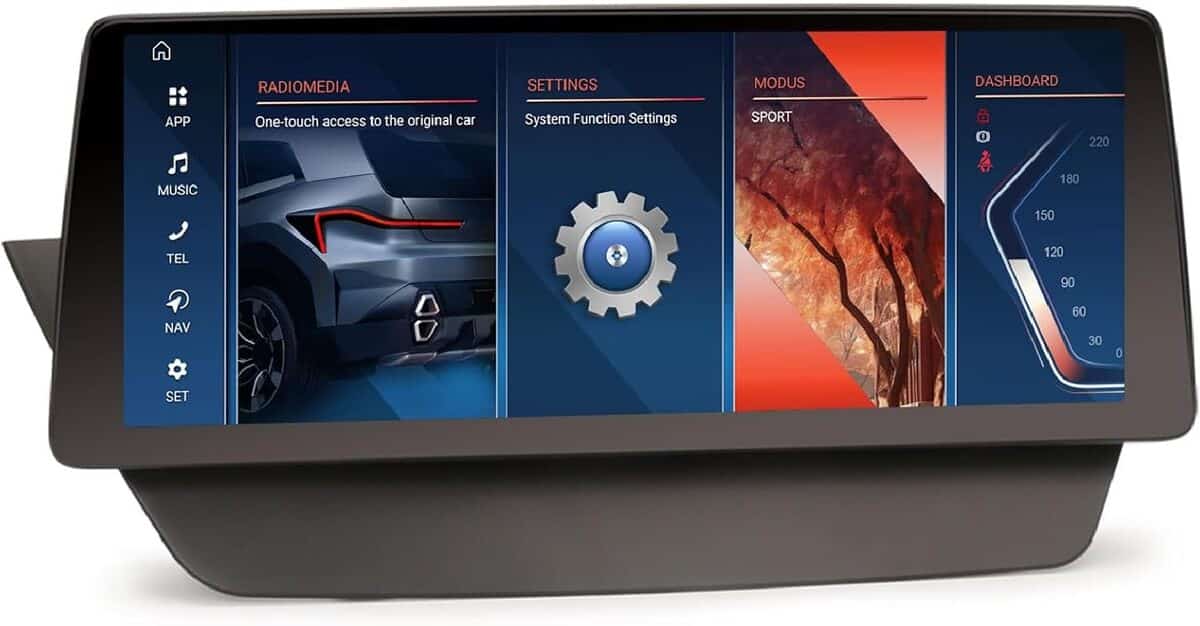 Test de l'autoradio Android 13 Gonfen pour BMW X1 : performance et connectivité