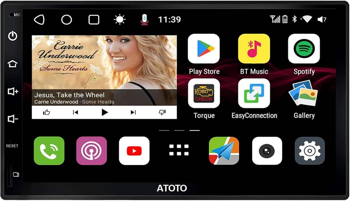 Test de l'autoradio ATOTO S8 Premium : android Auto et CarPlay sans fil