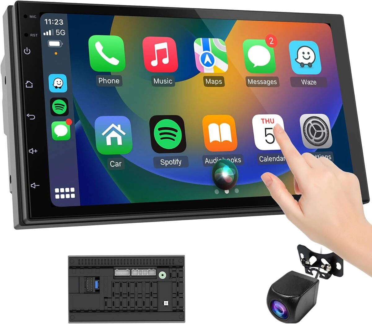 Test de l'autoradio Haudio 2 DIN : carPlay sans fil et écran HD