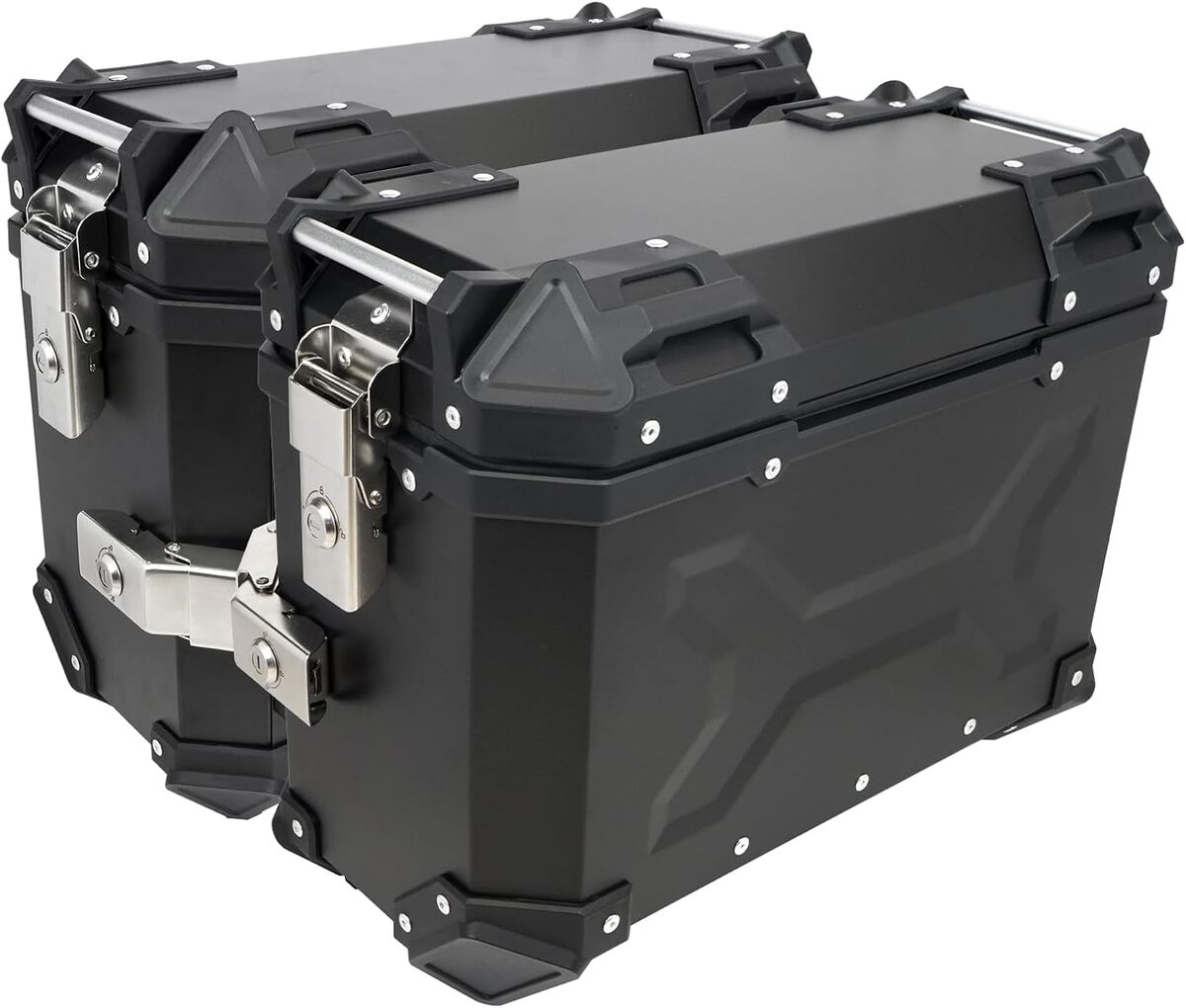 Test des sacoches latérales universelles GSTP pour moto : sécurité et style en aluminium noir