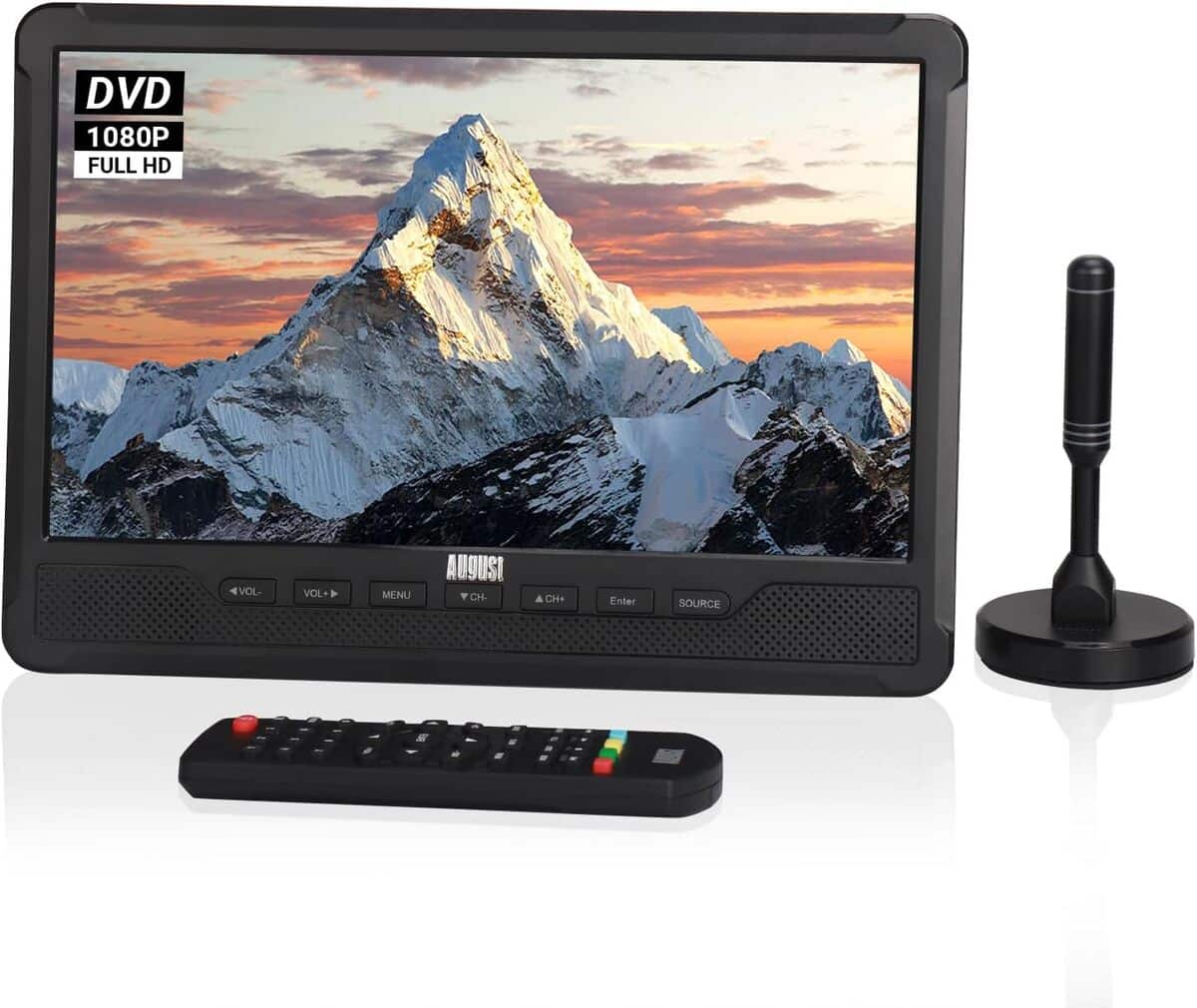 Test : tV portable August DA383 avec lecteur DVD intégré