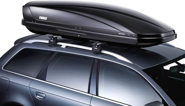 THULE 620901 Coffre de Toit Voiture Rigide Motion XXL 900, 630 L, Noir