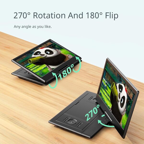 Yoton Lecteur DVD Portable Voiture 16,9