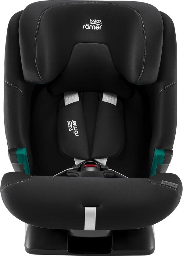 BRITAX RÖMER Siège Auto ADVANSAFIX 2 Z-LINE, Évolutif avec Fixation ISOFIX, enfant de 76 à 150 cm (Groupe 1/2/3) de 15 mois à 12 ans, Space Black