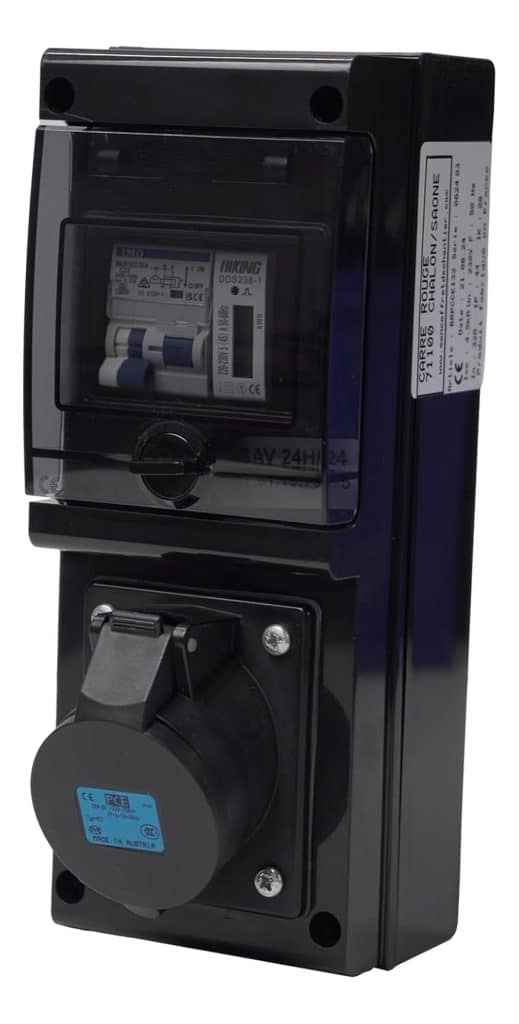 Test : borne de recharge Carré Rouge 32A 7KW pour véhicule électrique