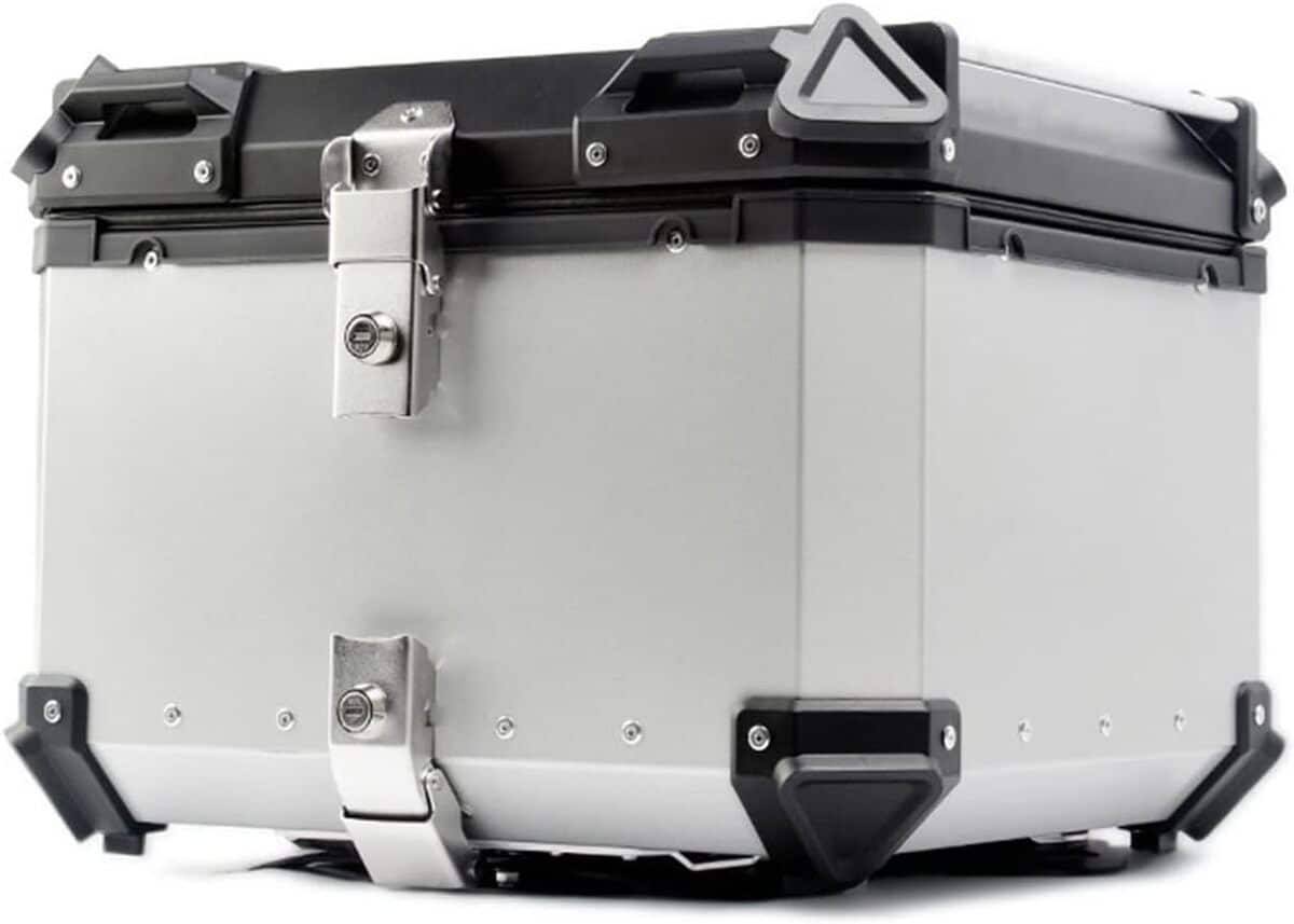 Test de la valise moto Wnanch 28-100L en aluminium