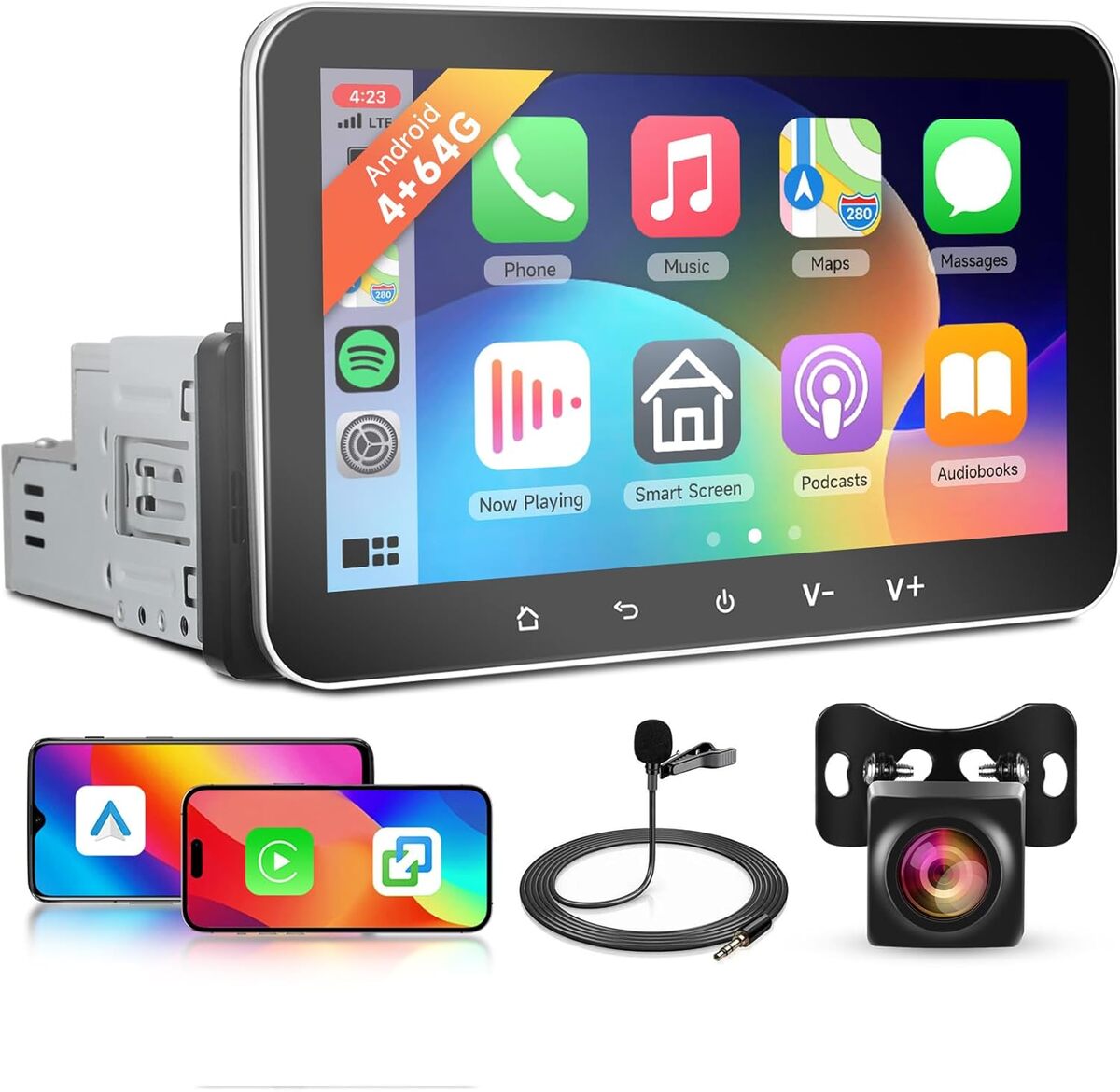 Test de l'autoradio Hodozzy 4G avec écran tactile et Carplay