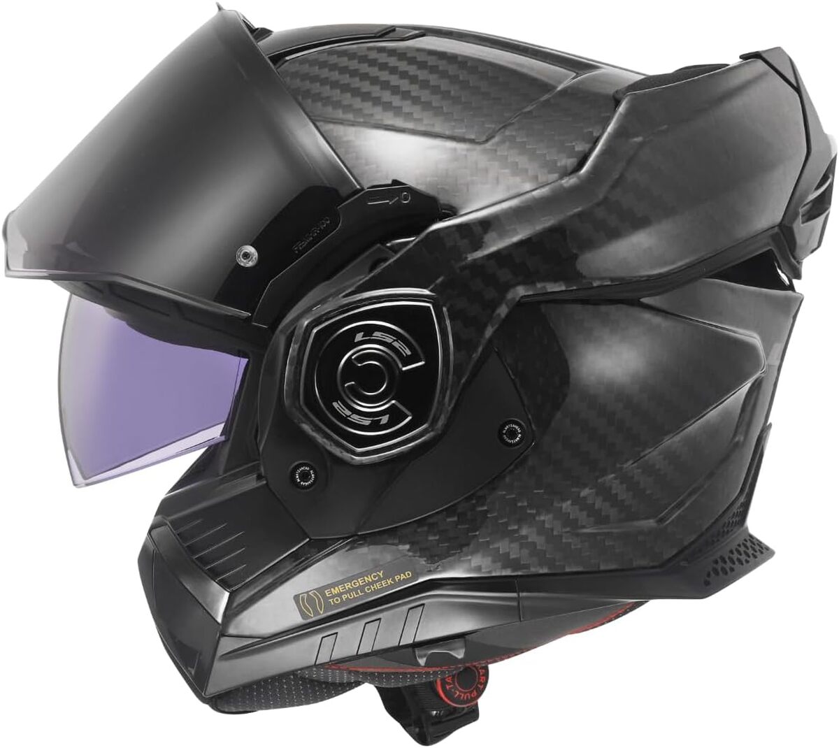 Test du casque moto modulable LS2 ADVANT X Carbon Matt Carbon, l