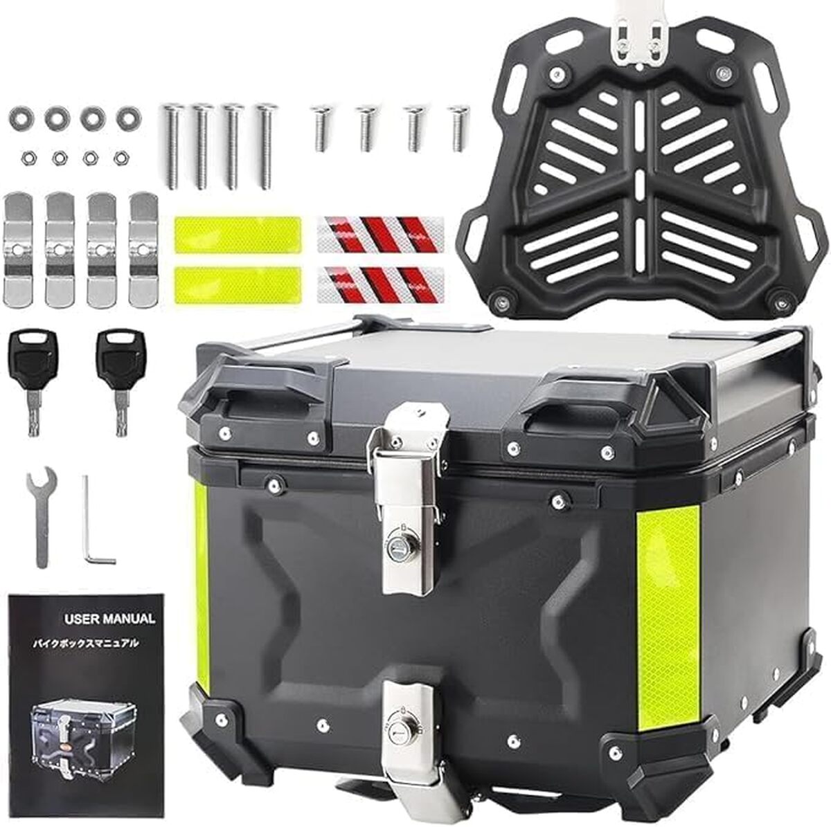 Test : top case NCONCO 55L pour moto, étanche et sécurisé