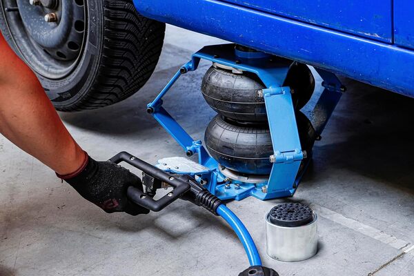 BGS 71008 | Cric à soufflet pneumatique | max. 445 mm | 2000 kg