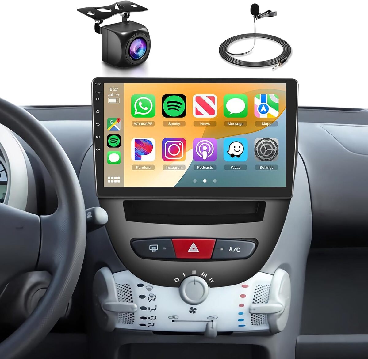 Test autoradio Android 13 : écran tactile 10, 1 pouces pour Citroën, toyota, peugeot