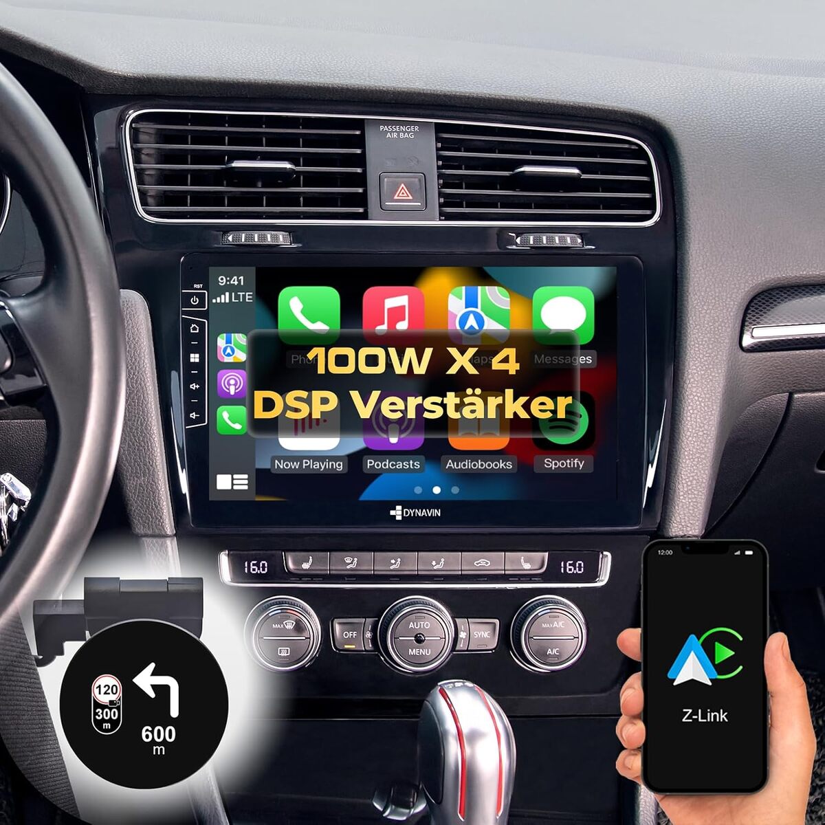 Test autoradio GPS Dynavin pour VW Golf 7 : fonctionnalités et innovations