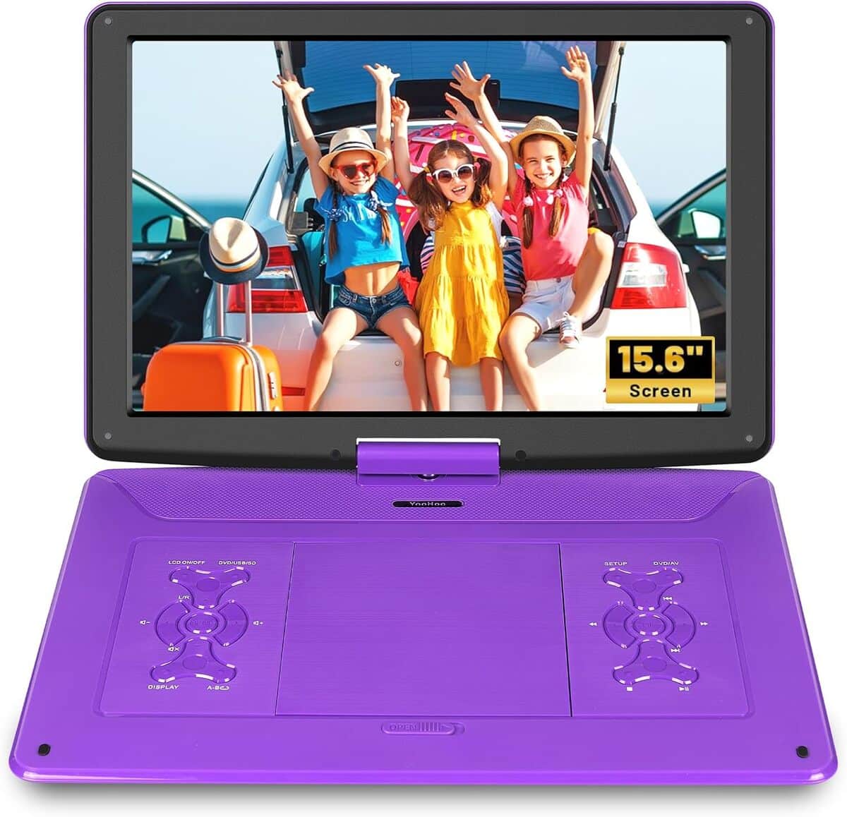 Test du lecteur DVD portable BOKYOK : grand écran 15, 6" et 6h d'autonomie