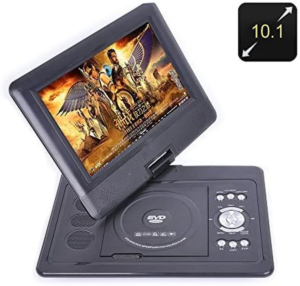 Test : lecteur DVD portable Bw 25, 7 cm, écran rotatif 270° et jeux intégrés