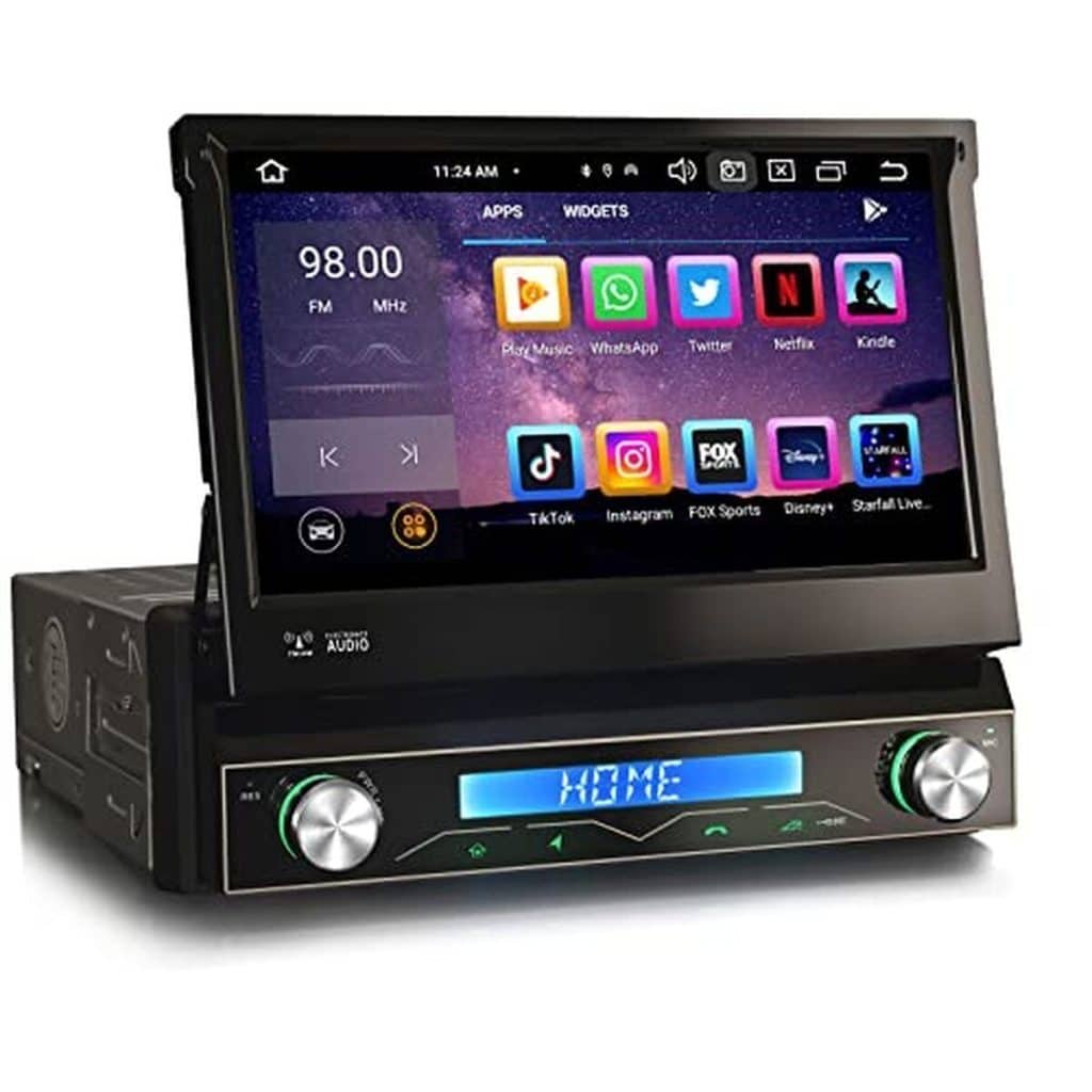 Test de l'autoradio Erisin 8-cœurs : performance Android 14 avec écran amovible