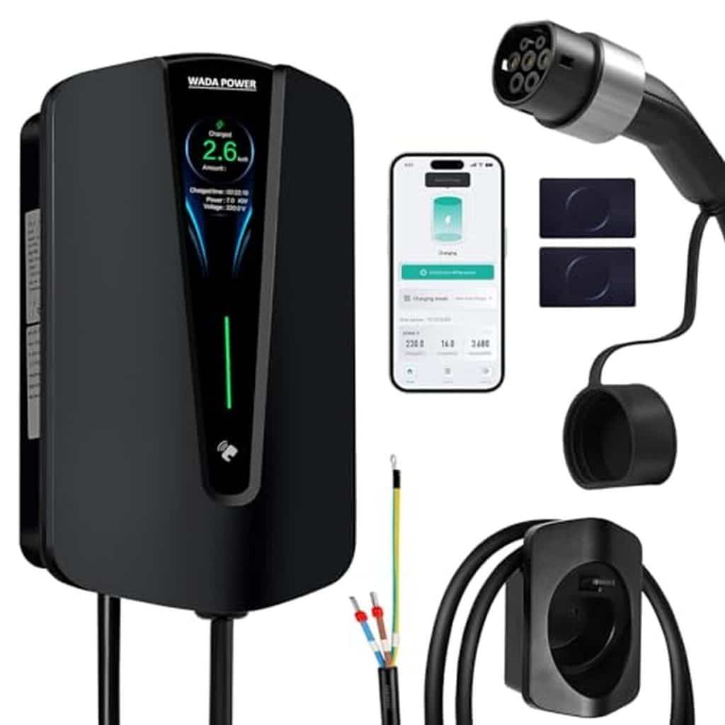 Test du chargeur WADA POWER 7KW : performance et contrôle intelligent pour votre voiture électrique