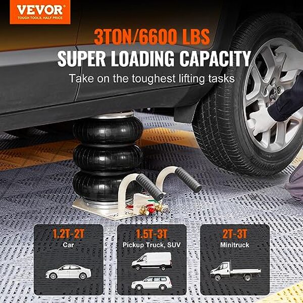 Découvrez notre test détaillé du cric pneumatique VEVOR 3 T et évaluez sa performance, sa fiabilité et sa simplicité d'utilisation pour vos besoins en mécanique.