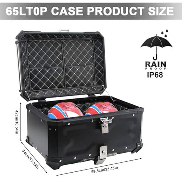 Découvrez notre évaluation complète du top case moto 65 L en alliage aluminium antivol et trouvez l'équipement idéal pour sécuriser vos affaires lors de chaque déplacement.