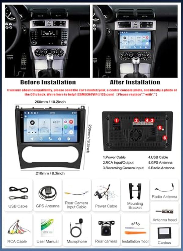 découvrez notre test complet de l'autoradio Camecho Android 15 pour Mercedes W203 et améliorez votre expérience de conduite grâce aux fonctionnalités innovantes de ce système multimédia