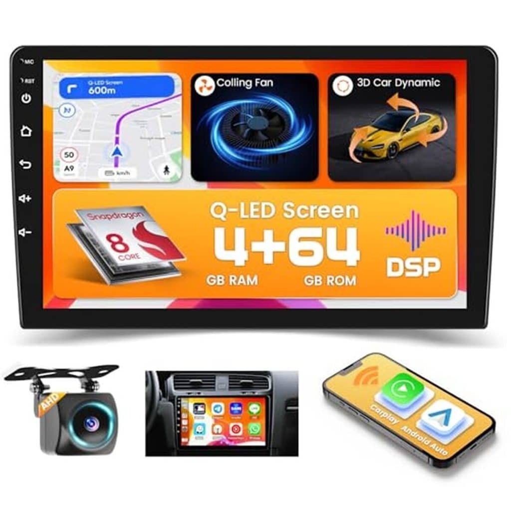 Test de l'autoradio Hikity Snapdragon avec écran tactile 10 pouces