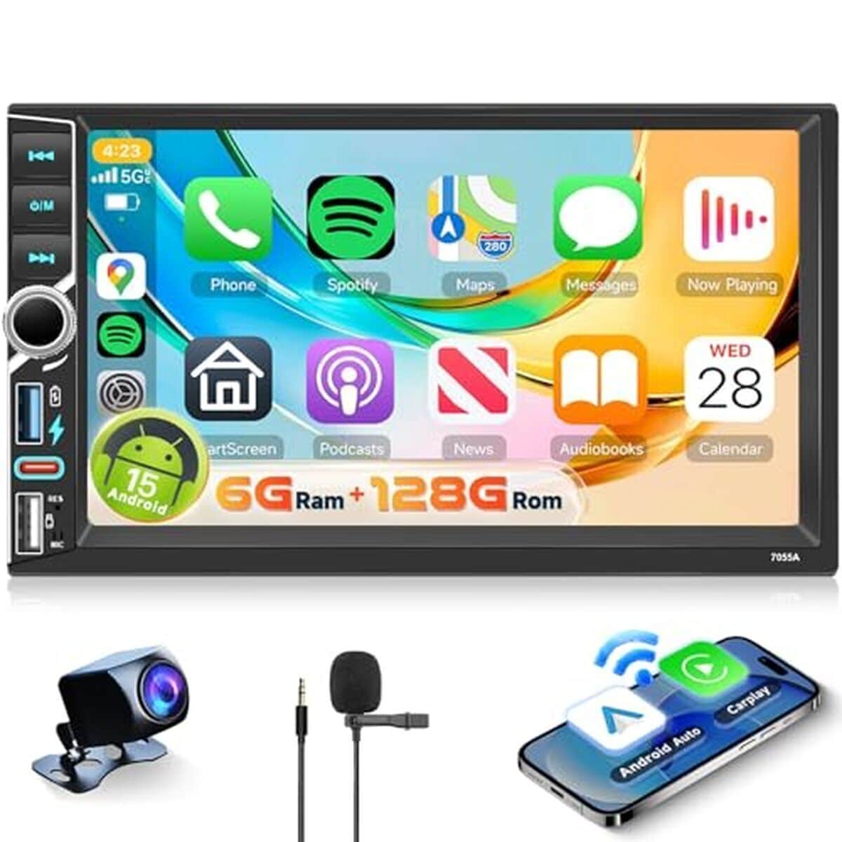 Test de l'autoradio Hodozzy 8 cœurs Android avec écran IPS