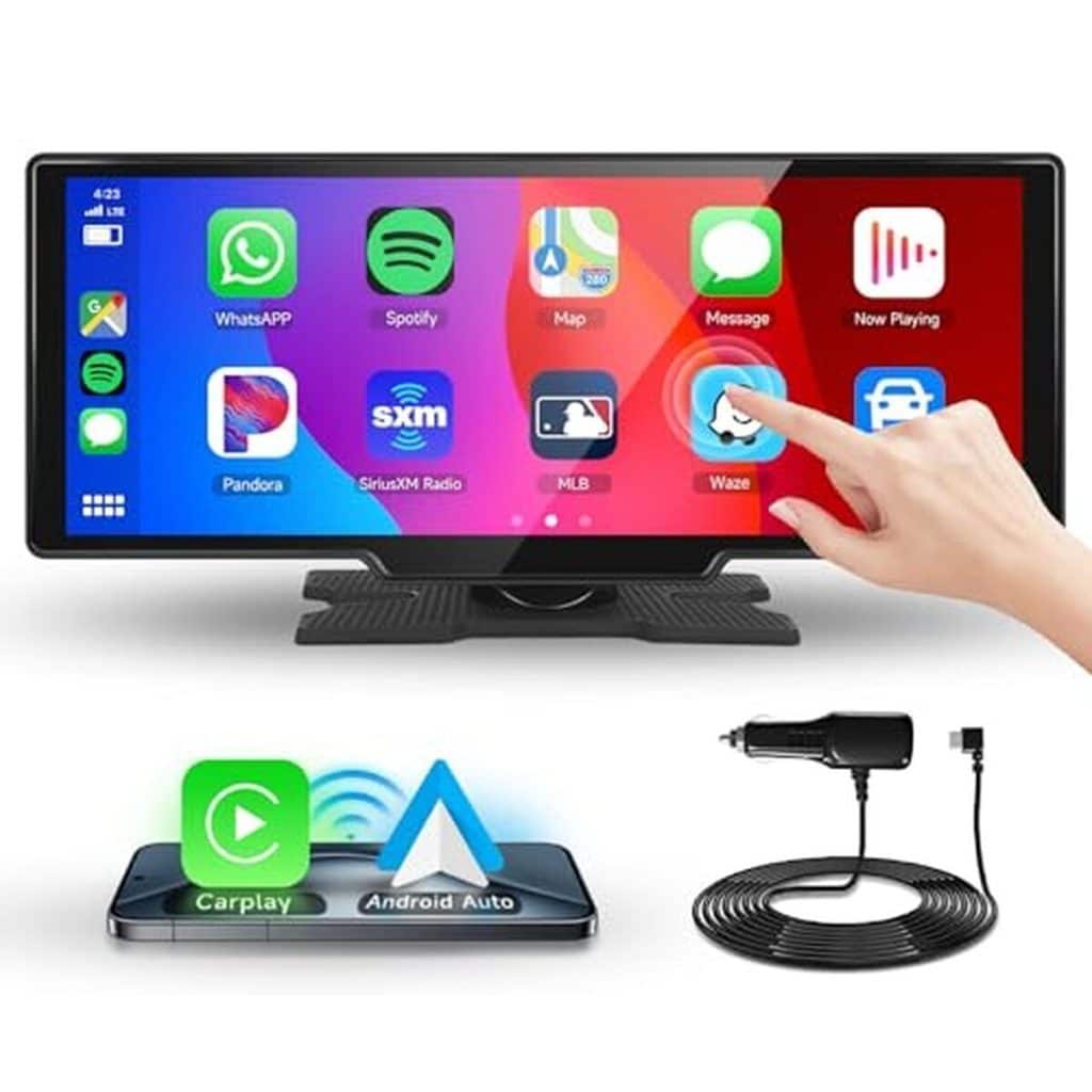 Test de l'autoradio portable Podofo avec CarPlay et Android Auto