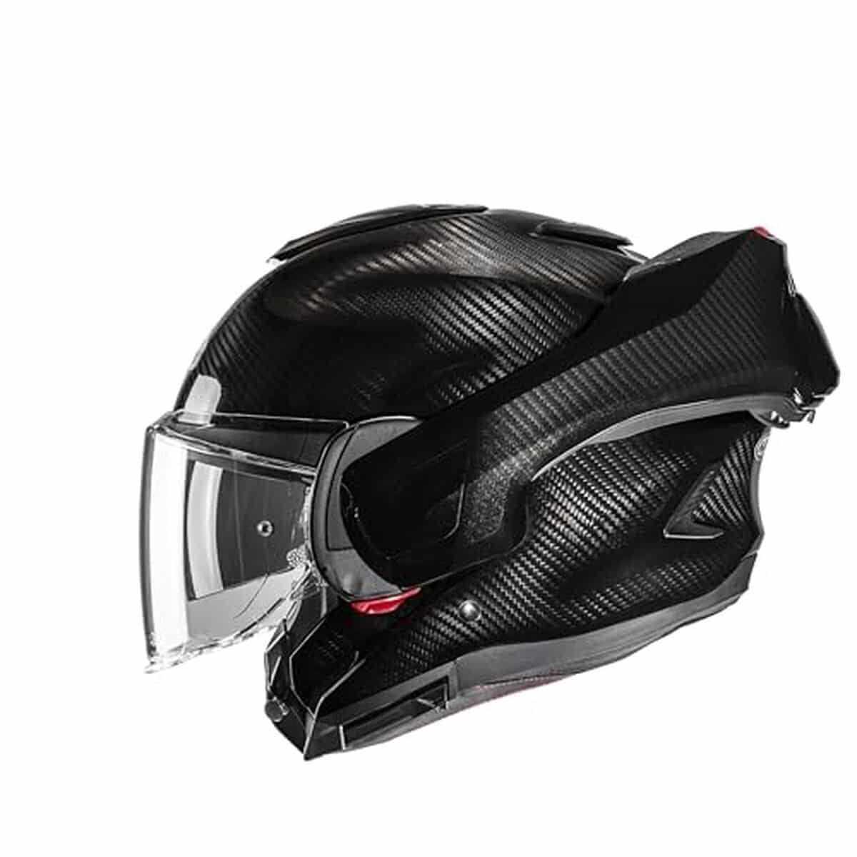 Test du casque moto modulable HJC F100 Carbon Black XXL