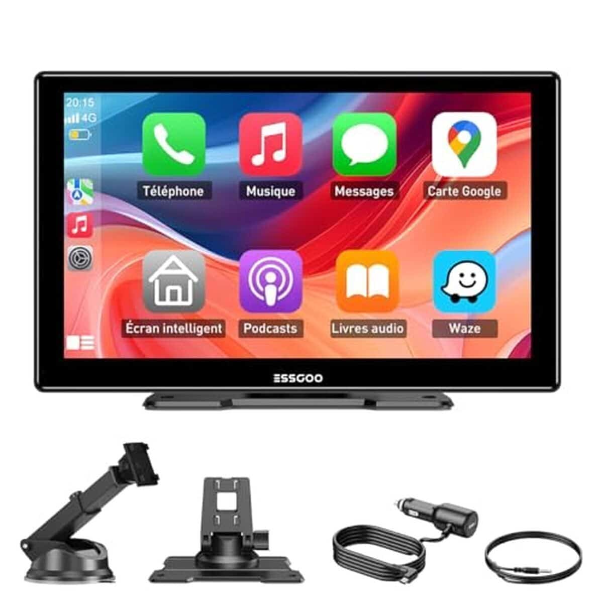 Test ESSGOO carplay voiture 9 pouces : compatibilité et fonctions en détail