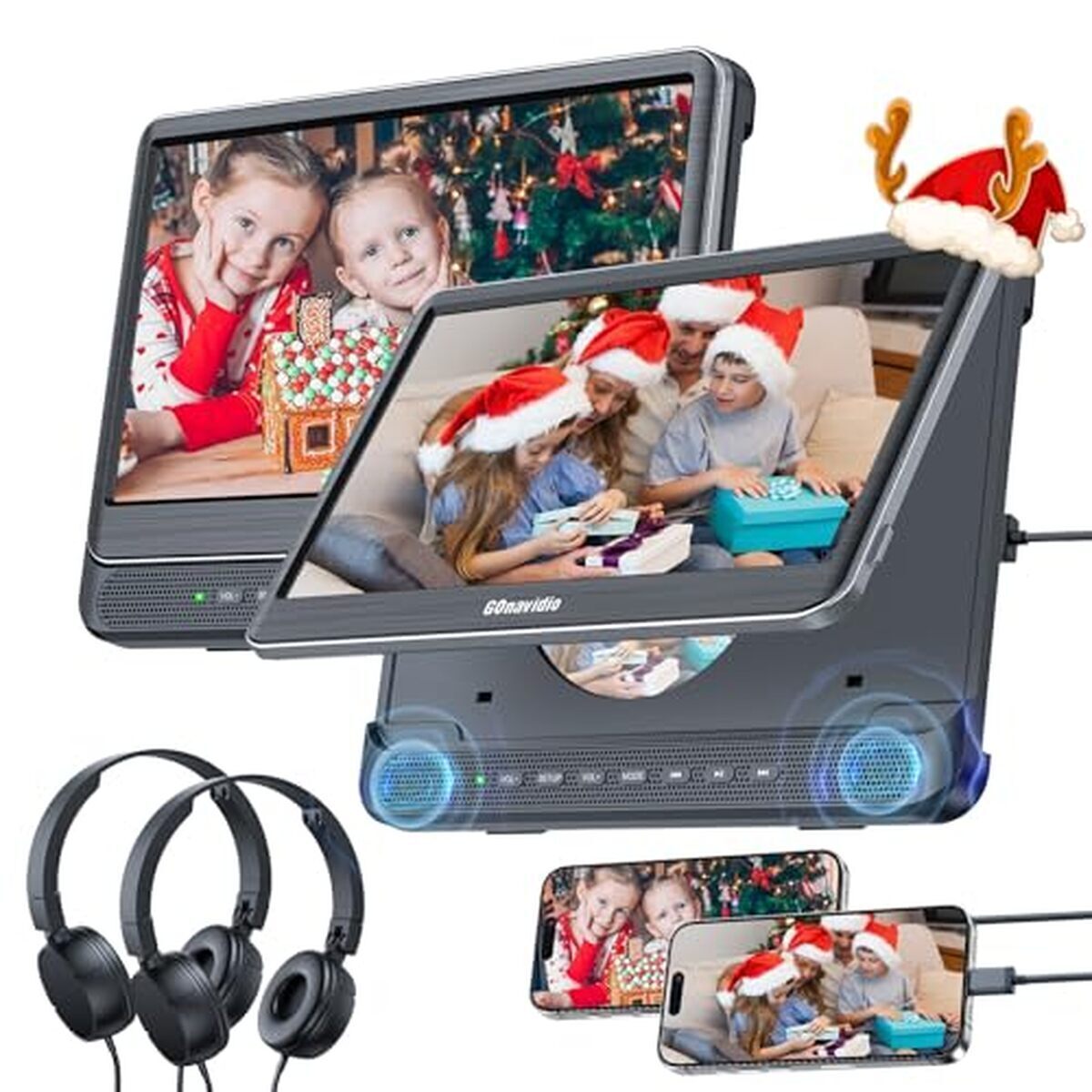 Test : lecteur DVD GOnavidio 12" pour voiture avec HDMI