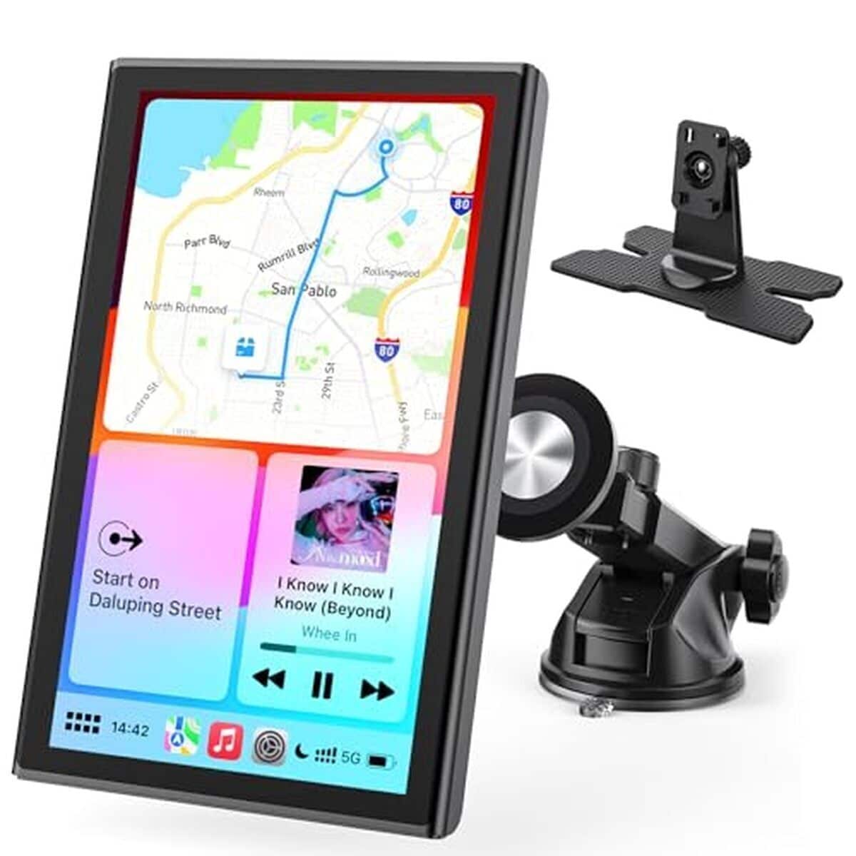 Test Avylet écran 7" sans fil avec carplay et android auto