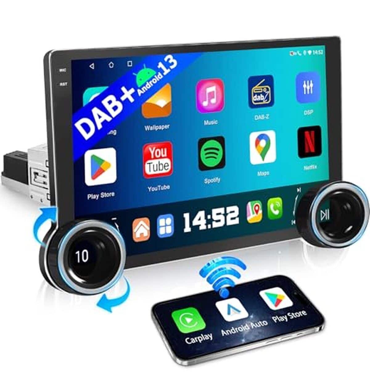 Test du poste radio URVOLAX : autoradio bluetooth android pour voiture