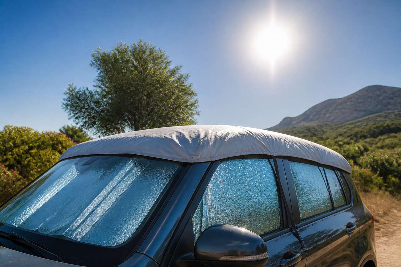 Pare-soleil, vitres et b&acirc;che: ce qui prot&egrave;ge, ce qui peut aggraver