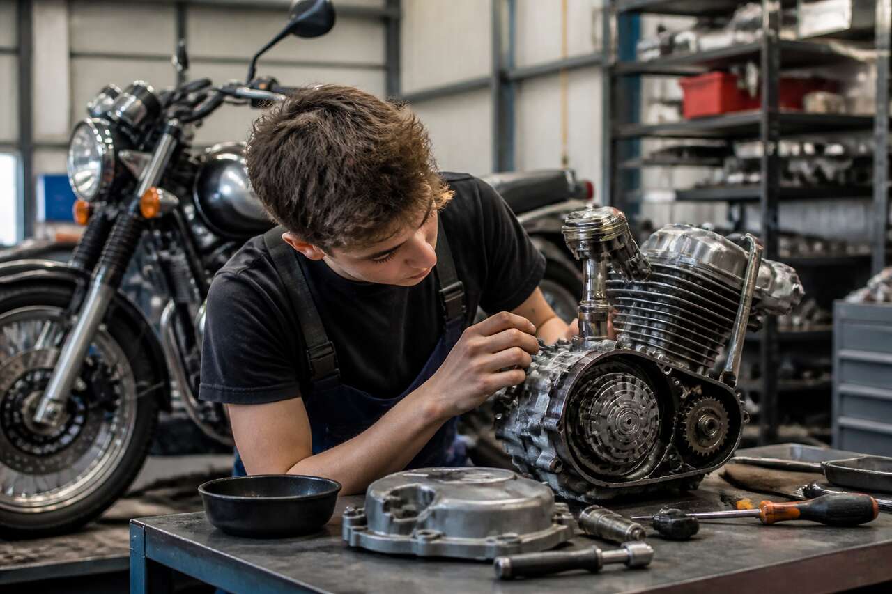 Débuter en mécanique moto : guide pratique pour novices