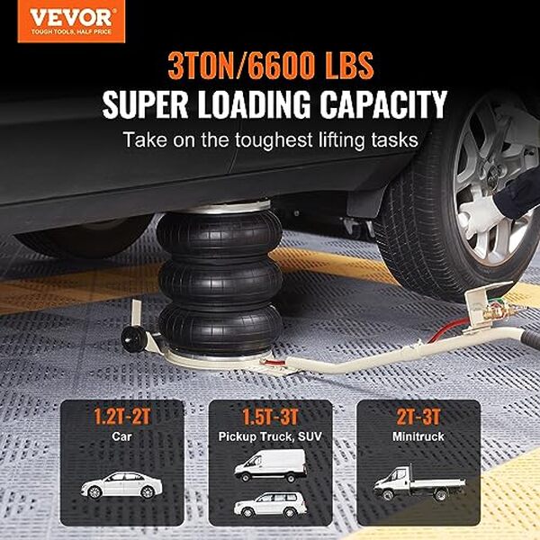Découvrez notre test détaillé du cric pneumatique VEVOR 3 tonnes : performances, facilité d'utilisation et fiabilité pour vos besoins de levage automobile.