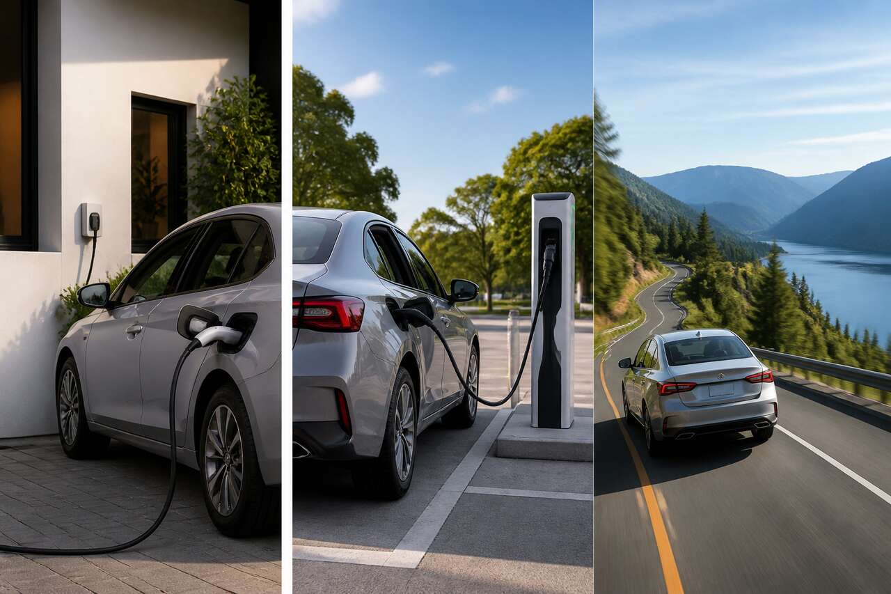 Recharge : à la prise, sur borne et en roulant, que peut-elle vraiment faire Recharge : à la prise, sur borne et en roulant, que peut-elle vraiment faire