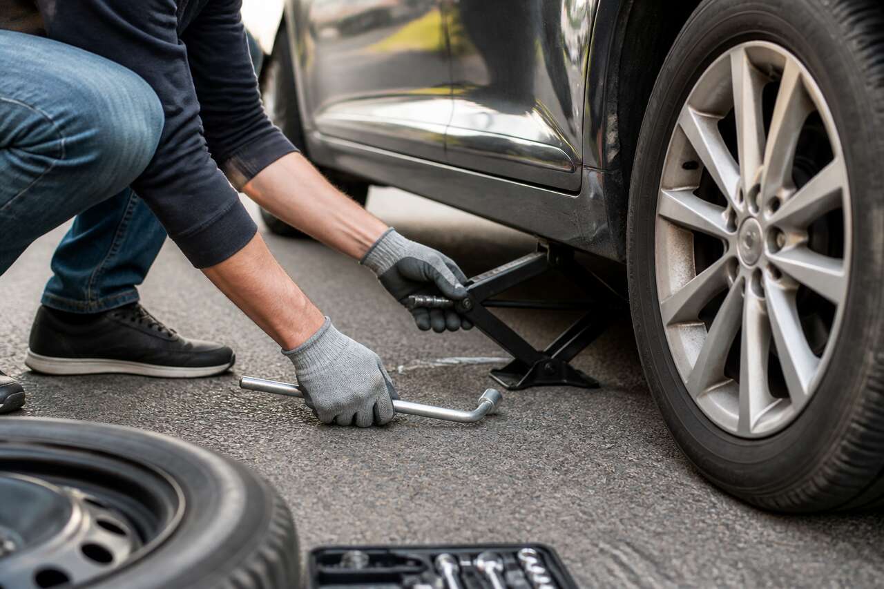 S&eacute;curiser le v&eacute;hicule et pr&eacute;parer le levage