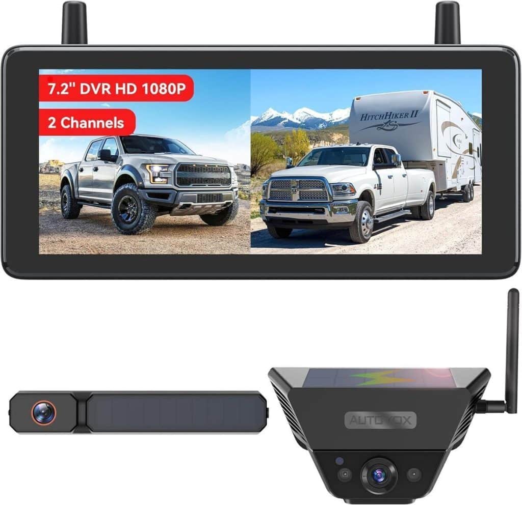 Test de la caméra de recul sans fil AUTO-VOX à double vue 1080P HD pour camping-car et camion