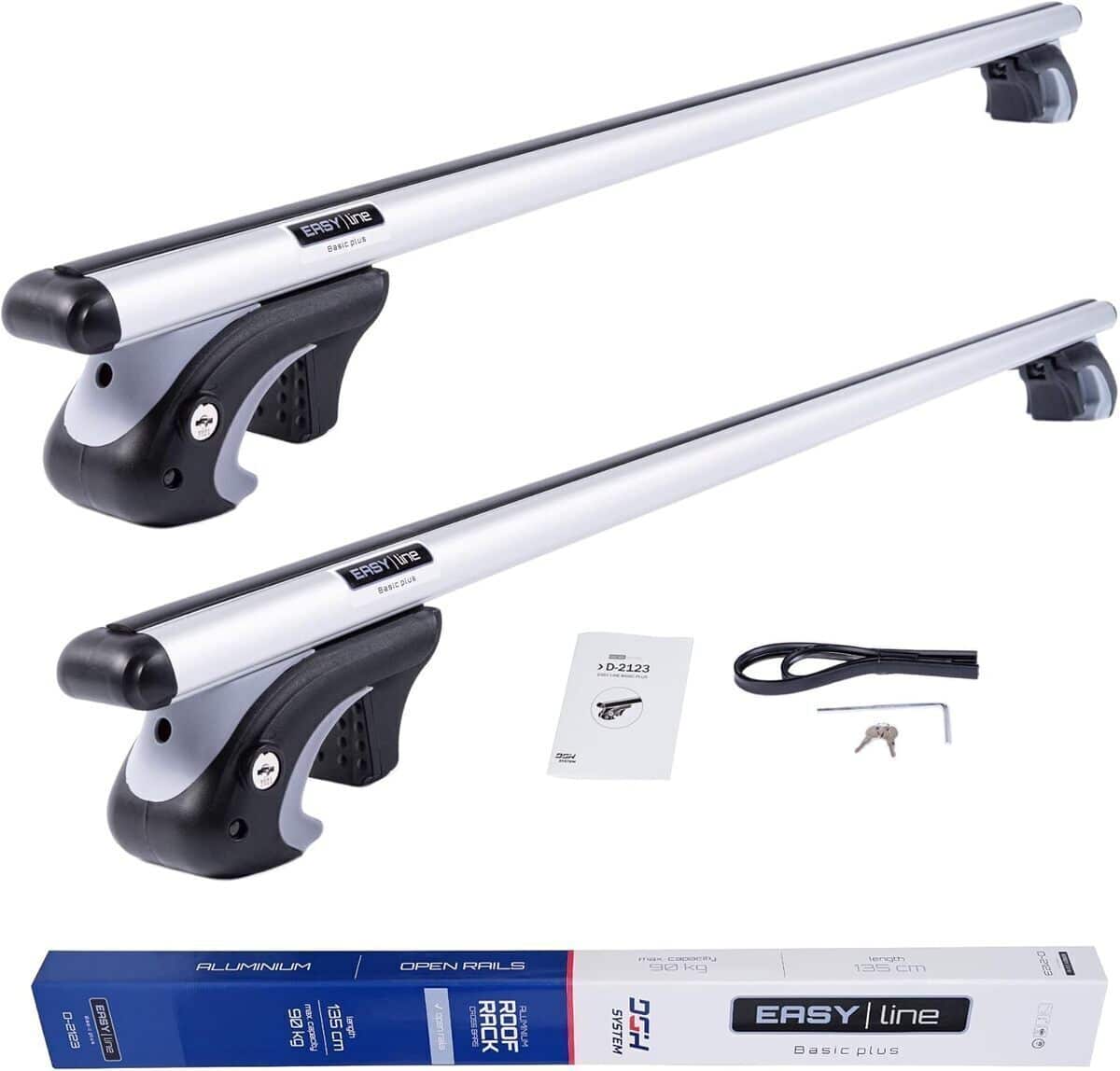 Test des barres de toit DGH System Easy Line Basic Plus 135 cm pour Nissan Qashqai 2026-2026