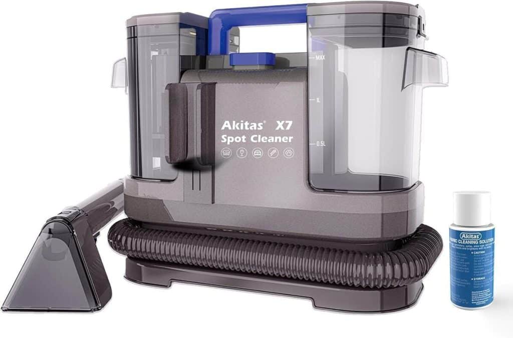 Test : shampouineuse Akitas X7 600W, nettoyeur tapis et canapé