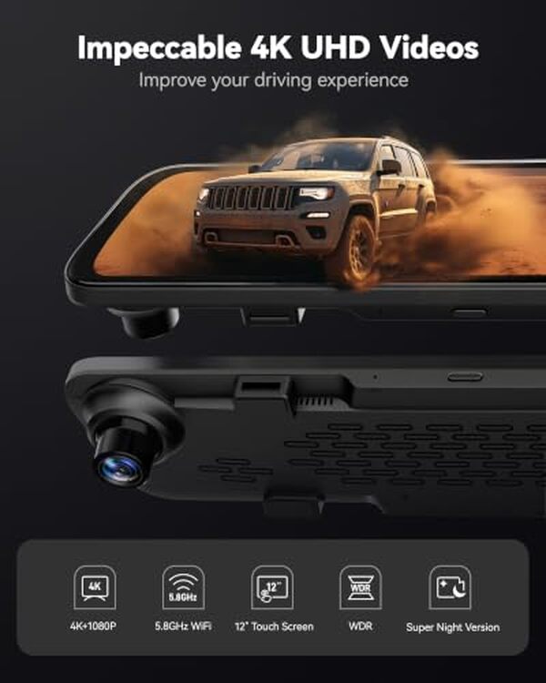 Découvrez notre test détaillé du rétroviseur dash cam 4K Wolfbox G840S : performance vidéo, sécurité intégrée et fonctionnalités avancées pour protéger votre véhicule. 