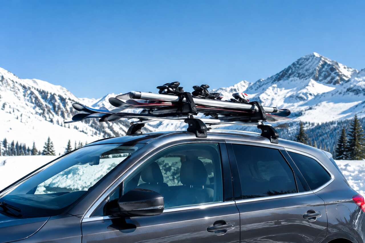 Installation et s&eacute;curit&eacute;: transport des skis sans mauvaises surprises