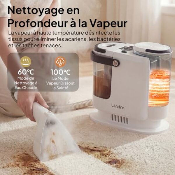 Découvrez notre test complet du nettoyeur Livatro 1700W. Une shampouineuse performante pour nettoyer vos canapés et tissus en profondeur. Avis, caractéristiques et prix.