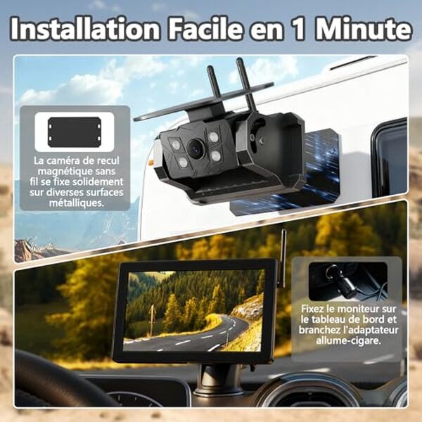Découvrez notre test détaillé de la caméra de recul sans fil VASTEND VS-7C solaire 1080P : performances, installation et avantages pour votre véhicule.