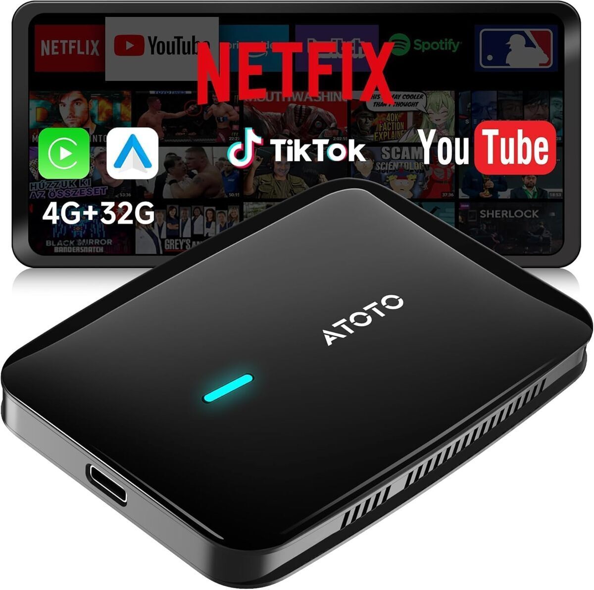 Test de l'adaptateur sans fil CarPlay ATOTOSELECT CB4B