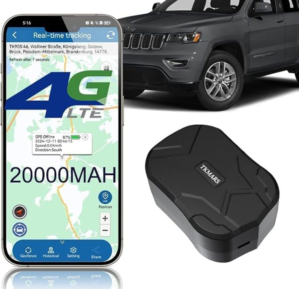 Test : tKMARS traceur GPS voiture 4G magnétique à longue autonomie
